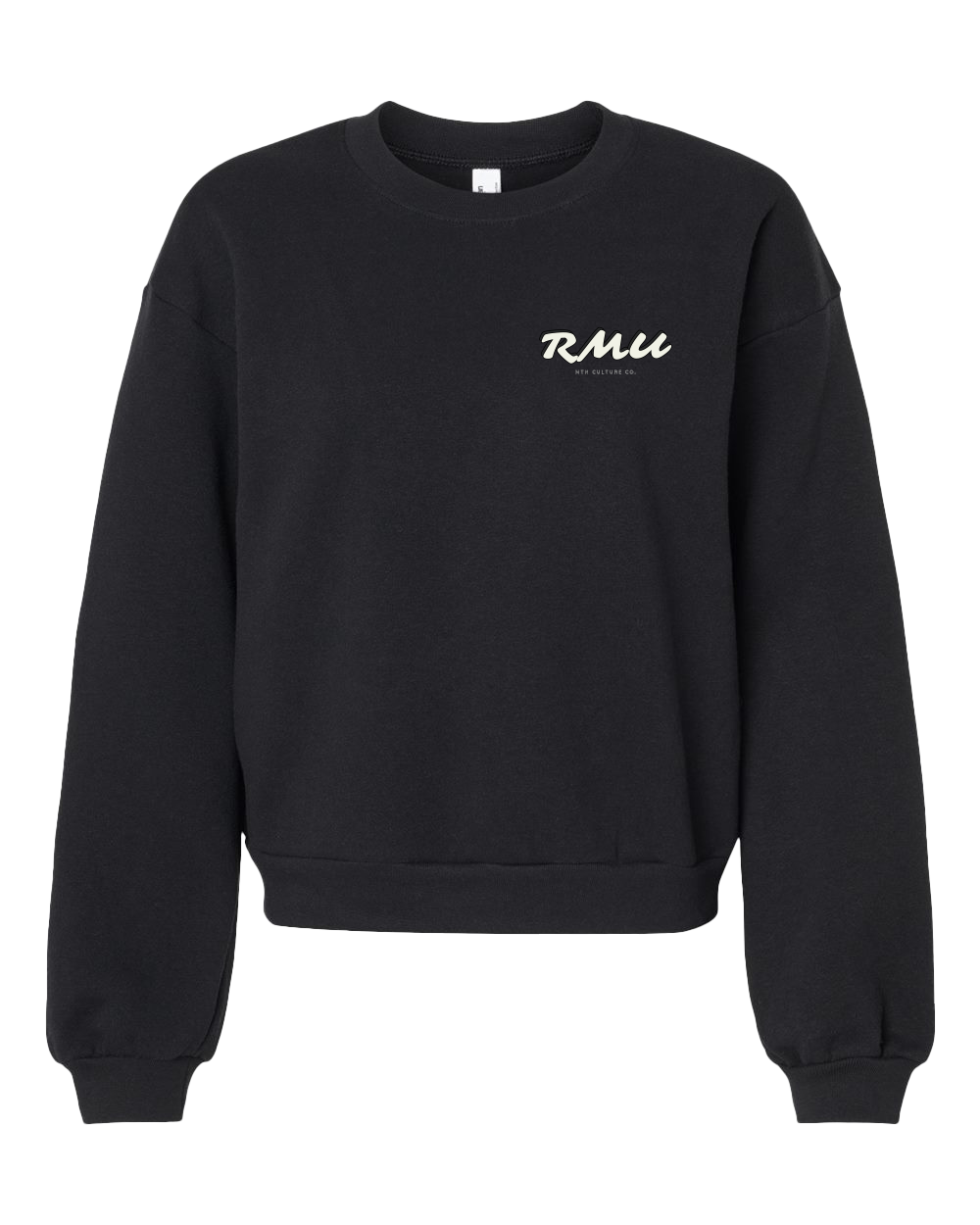 RMU Women's Cursive Crop Crewneck