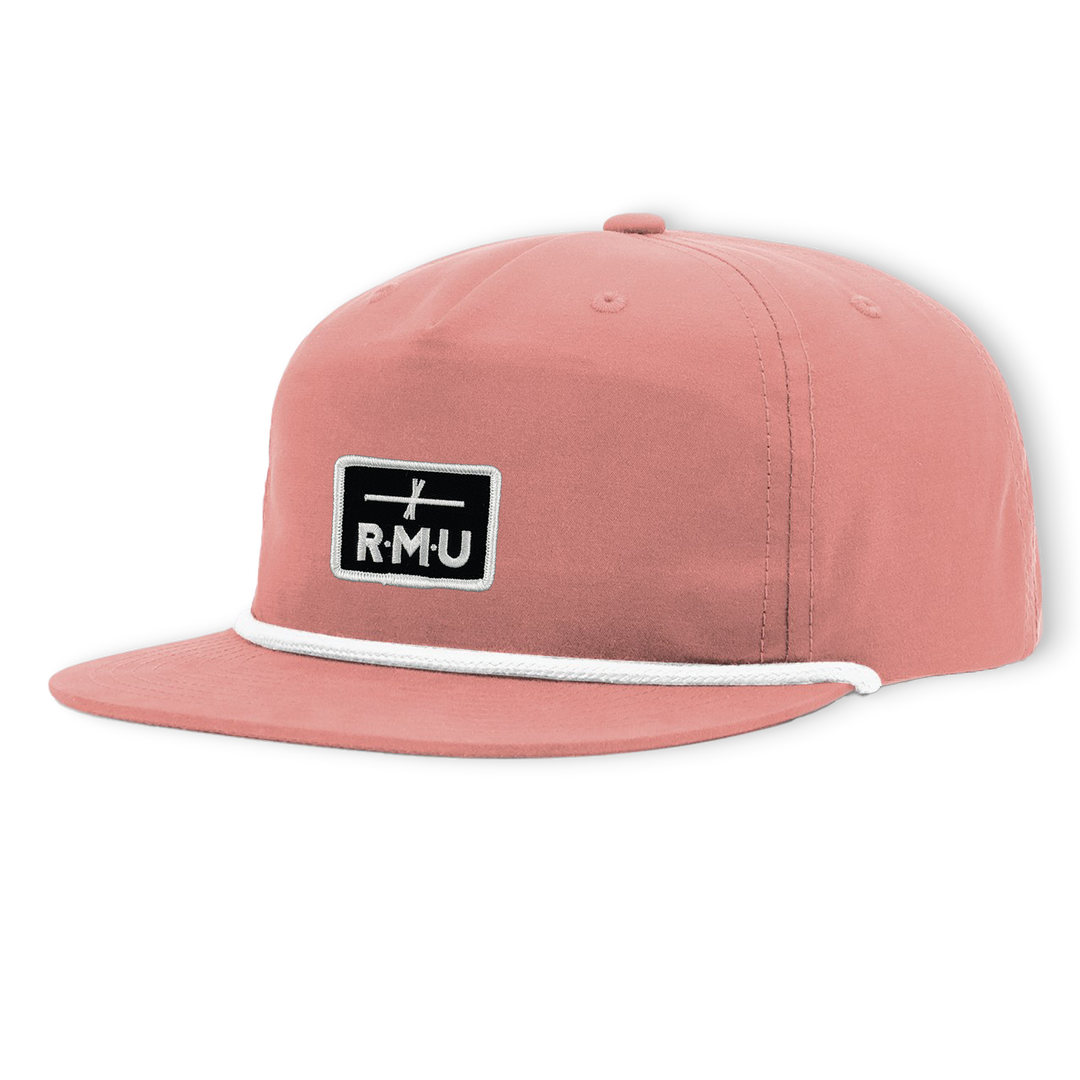 RMU Rope Hat Dusty Red/White