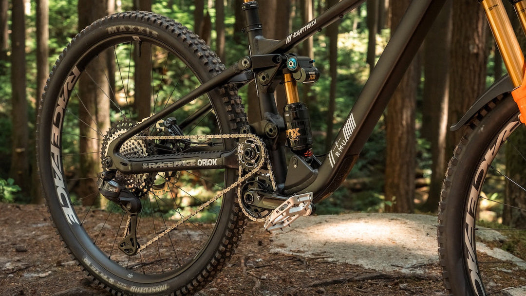 Drivetrain Compatibility with RMU's 27t Raceface Cinch or SRAM 8 Bolt Chainrings